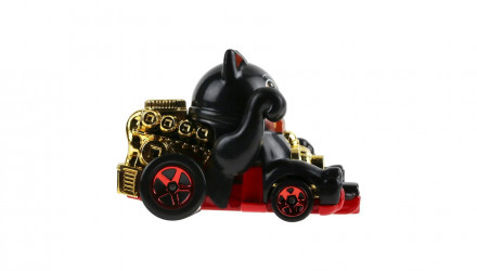 Машинка Базовая Hot Wheels Feline Lucky Experimotors 1:64 JJL72 Black - Retromagaz, image 3