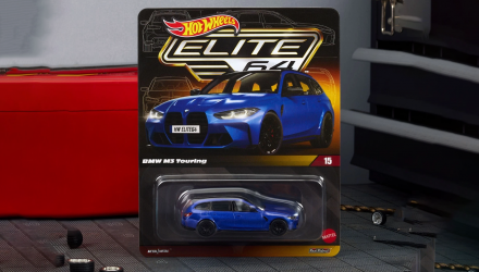 Машинка Premium Hot Wheels BMW M3 Touring Elite 64 1:64 HWR93 Blue - Retromagaz, image 1