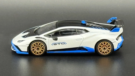 Машинка Premium MINI GT Lamborghini Huracán STO Bianco Asopo 1:64 MGT00788-BL White - Retromagaz, image 4