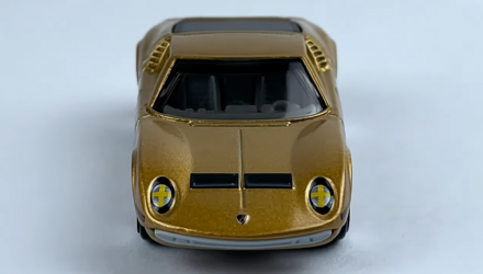 Тематична Машинка Hot Wheels 1971 Lamborghini Miura SV Vintage Racing Club 1:64 HRT81/HRV03 Gold - Retromagaz, image 5