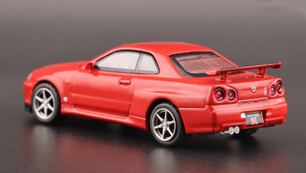 Машинка Premium MINI GT Skyline GT-R (R34) V-Spec 1:64 MGT00796-CH Red - Retromagaz, image 4