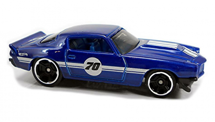 Машинка Базовая Hot Wheels '70 Chevy Camaro RS Then and Now 1:64 GTC69 Dark Blue - Retromagaz, image 3