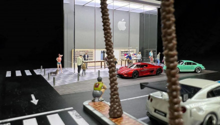 Диорама G-Fans Apple Store Building 1:64 710032 Black - Retromagaz, image 4