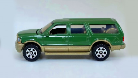 Тематическая Машинка Matchbox 2004 Ford Excursion Moving Parts 1:64 JHV60 Green - Retromagaz, image 3
