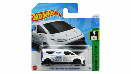 Машинка Базова Hot Wheels Ford Performance Supervan 4 Green Speed 1:64 HRY90 White - Retromagaz, image 1