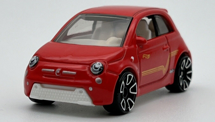 Машинка Базовая Hot Wheels Fiat 500e Green Speed 1:64 HKK24 Red - Retromagaz, image 2