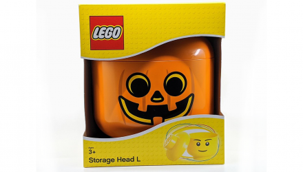 Контейнер Lego Storage Head Small Pumpkin 5006590 Orange Новый - Retromagaz, image 1