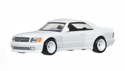 Машинка Premium Hot Wheels 1989 Mercedes-Benz 560 SEC AMG Boulevard 1:64 JHW37 White - Retromagaz, image 1