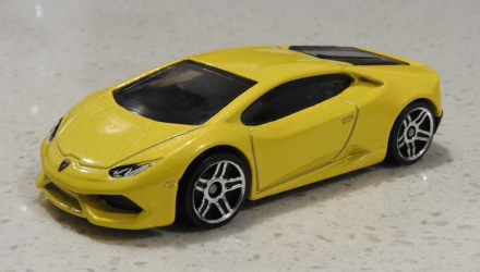 Машинка Базовая Hot Wheels Lamborghini Huracan LP 610-4 Workshop 1:64 CFH19 Yellow - Retromagaz, image 2