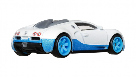 Машинка Premium Hot Wheels Bugatti Veyron Hammer Drop 1:64 HRW06 White - Retromagaz, image 3
