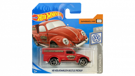 Машинка Базовая Hot Wheels '49 Volkswagen Beetle Pickup Volkswagen 1:64 FYF78 Red - Retromagaz, image 1