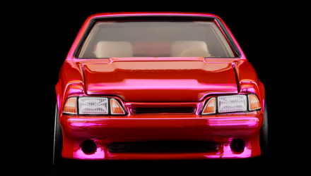 Машинка Premium Hot Wheels 1993 Ford Mustang Cobra R Red Line Club RLC 1:64 HWF29 Pink - Retromagaz, image 4