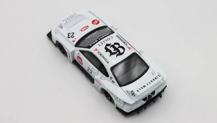 Машинка Premium MINI GT Nissan LB-Super Silhouette S15 SILVIA ATHLETE 1:64 MGT01054-СH White - Retromagaz, image 4