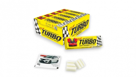 Набір Жувальна Гумка 20шт Turbo Soft Bubble Gum Sticks 13g - Retromagaz, image 2