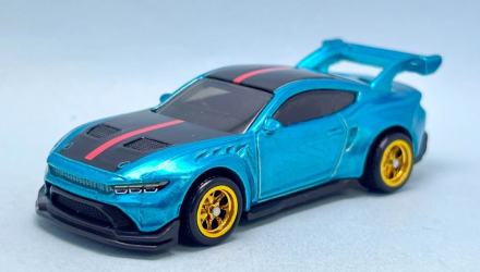 Машинка Базовая Hot Wheels Ford Mustang GTD Super Treasure Hunt STH Factory Fresh 1:64 JJM16 Blue - Retromagaz, image 4