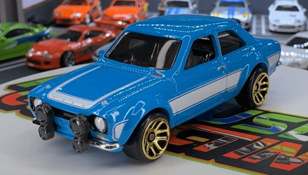 Тематическая Машинка Hot Wheels 1970 Ford Escort RS1600 Brian O'Conner Fast & Furious 1:64 JBY32 Blue - Retromagaz, image 2