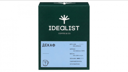 Дріп-кава Idealist Coffee Co Decaf 7 Дріпів 84g - Retromagaz, image 1