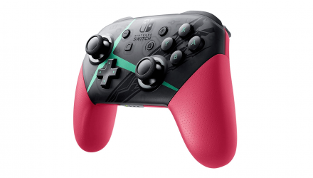 Геймпад Беспроводной Nintendo Switch Pro Controller Xenoblade Chronicles 2 Limited Edition Red Black Б/У - Retromagaz, image 1