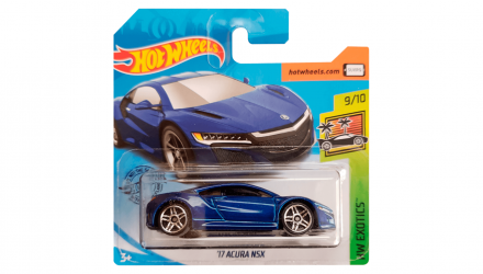 Машинка Базова Hot Wheels '17 Acura NSX Exotics 1:64 FYC34 Dark Blue - Retromagaz, image 1