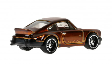 Машинка Базова Hot Wheels Porsche 911 Carrera RS 2.7 Super Treasure Hunt STH Then and Now 1:64 JJM24 Brown - Retromagaz, image 2
