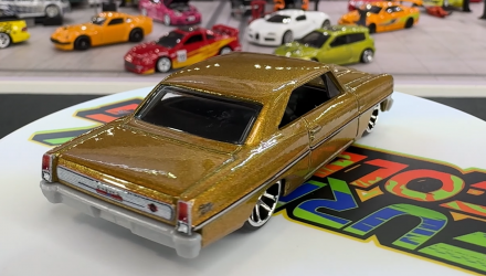 Тематическая Машинка Hot Wheels 1966 Chevy Nova Fast & Furious 1:64 JBY42 Gold - Retromagaz, image 2