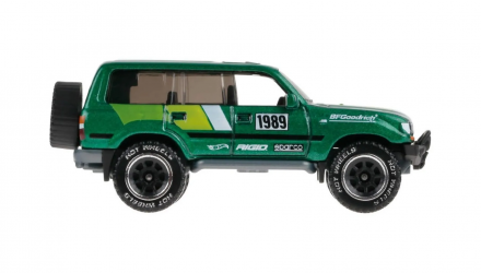Тематическая Машинка Hot Wheels Toyota Land Cruiser 80 Toyota 1:64 JCB74 Green - Retromagaz, image 4