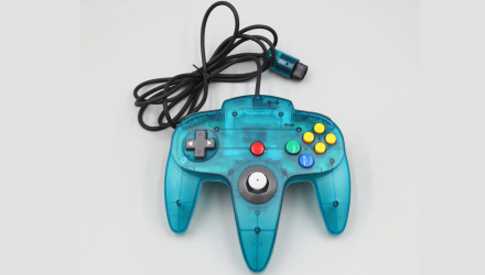 Геймпад Дротовий Nintendo N64 NUS-005 Limited Edition Trans-Ice Blue 1.8m Б/У - Retromagaz, image 1