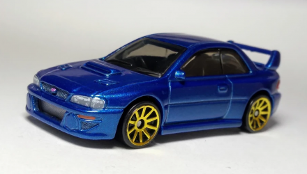 Машинка Базовая Hot Wheels '98 Subaru Impreza 22B STi-Version Turbo 1:64 GHB42 Blue - Retromagaz, image 2