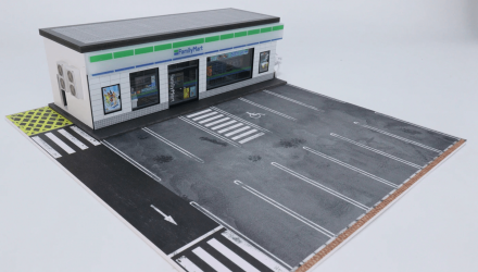 Діорама G-Fans Supermarket Family Mart Супермаркет з Підсвіткою 1:64 White - Retromagaz, image 2