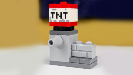 Конструктор Lego Фигурка Zombie Hunter with Zombie and TNT Launcher Paper Bag Minecraft L0002254 Новый - Retromagaz, image 4