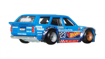 Машинка Premium Hot Wheels Mazda RX-3 II Ronin Run 1:64 JBK50 Blue - Retromagaz, image 2