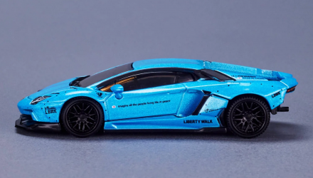 Машинка Premium Hot Wheels LBWK Lamborghini Aventador LP 700-4 Elite 64 1:64 HGW14 Blue - Retromagaz, image 5