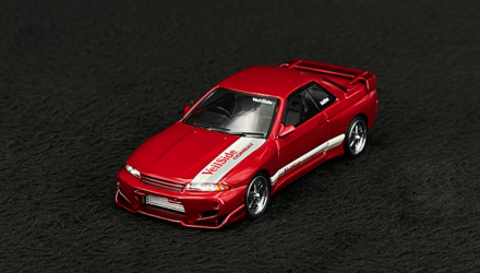 Машинка Premium MINI GT Nissan Skyline GT-R (R32) VeilSide Combat 1:64 MGT00987-CH Red - Retromagaz, image 2