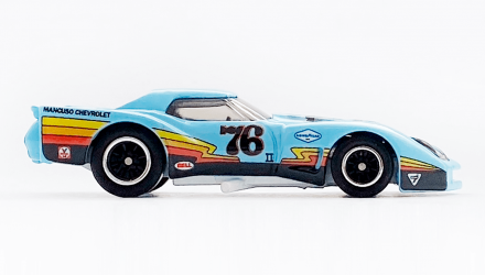 Машинка Premium Hot Wheels '76 Greenwood Corvette Silhouettes 1:64 FYN65 Light Blue - Retromagaz, image 4