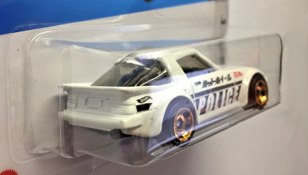 Машинка Базовая Hot Wheels Mazda RX-7 Police First Response 1:64 HTB62 White - Retromagaz, image 2