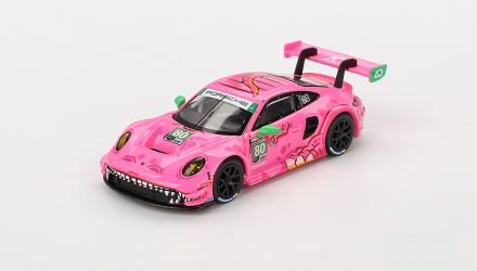 Машинка Premium MINI GT Porsche Porsche 911 GT3 R #80 AO Racing 2023 IMSA VIRginia Roxy 1:64 MGT00872-BL Pink - Retromagaz, image 1
