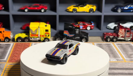 Машинка Premium 2шт Hot Wheels '67 Off Road Camaro та Terra-Torque Team Transport 1:64 JHX93 Silver - Retromagaz, image 4