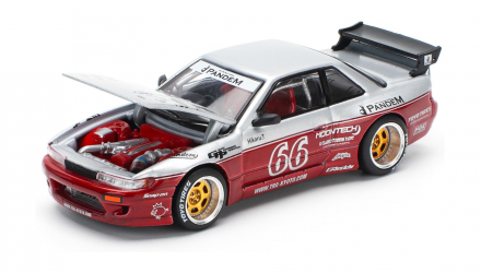 Машинка Premium POP Race Panden Silvia S13 - Moontech 1:64 pr64-0258 Red - Retromagaz, image 4