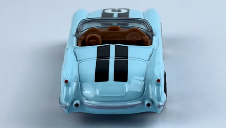 Тематична Машинка Hot Wheels 1955 Corvette Vintage Racing Club 1:64 HRT81/HRV01 Blue - Retromagaz, image 6