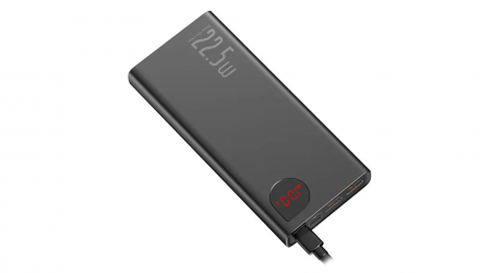 Портативный Аккумулятор Power Bank Baseus Adaman Metal Digital Display (PPAD000101, PPADM20S) Black 20000 mAh 22.5 W Новый - Retromagaz, image 4