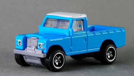 Машинка Базова Hot Wheels Land Rover Series III Pickup Hot Trucks 1:64 FYF07 Blue - Retromagaz, image 2