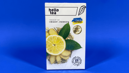 Чай Пакетований Трав'яний Hello Tea Імбир Лимон 40g - Retromagaz, image 1