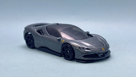 Машинка Базовая Hot Wheels Ferrari SF90 Stradale Factory Fresh 1:64 HYY08 Grey - Retromagaz, image 1