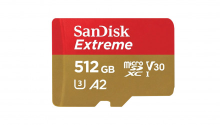 Карта Пам'яті SanDisk Extreme UHS-I U3 V30 A2 512Gb Б/У - Retromagaz, image 1