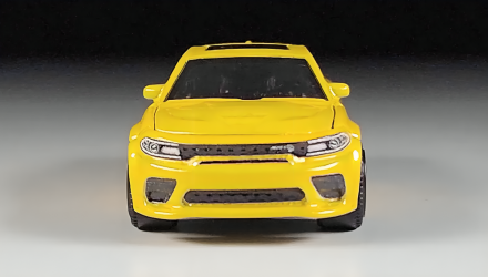 Тематическая Машинка Matchbox Dodge Charger SRT Hellcat Moving Parts 1:64 FWD28/HVN15 Yellow - Retromagaz, image 5