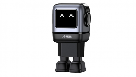 Зарядное Устройство Ugreen Gan Robot tech Fast Charger Power Adapter 65W USB Type-C 2шт. + USB Grey - Retromagaz, image 3