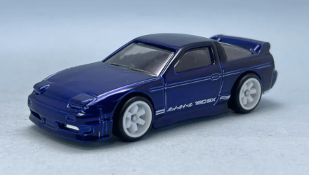 Машинка Базова Hot Wheels '96 Nissan 180SX Type X Super Treasure Hunt STH The `90S 1:64 HTF41 Blue - Retromagaz, image 1