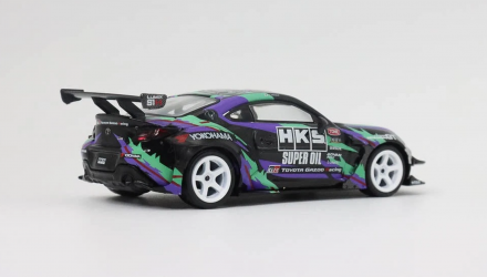 Машинка Premium MINI GT Toyota GR86 HKS TYPE R 2022 Tokyo Auto Salon 1:64 MGT01005 Blue - Retromagaz, image 2