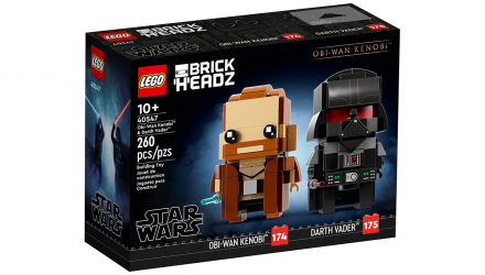 Конструктор Lego Brick Headz Обі-Ван Кенобі та Дарт Вейдер Star Wars 40547 Новий - Retromagaz, image 1