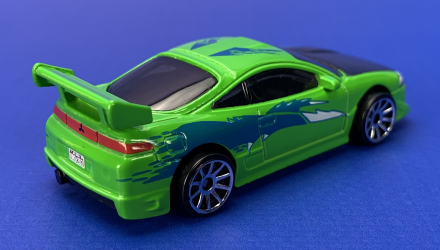 Тематична Машинка Hot Wheels '95 Mitsubishi Eclipse Fast & Furious 1:64 HNR91 Green - Retromagaz, image 3